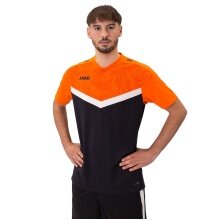 JAKO Sport Polo Iconic (Polyester Micro Mesh) black/neon orange Men's