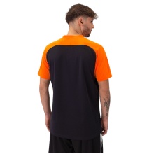 JAKO Sport Polo Iconic (Polyester Micro Mesh) black/neon orange Men's