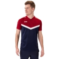 JAKO Sport Polo Iconic (Polyester Micro Mesh) navy/red Men's