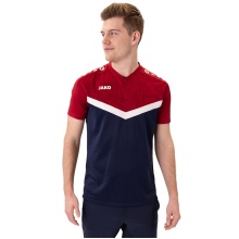 JAKO Sport Polo Iconic (Polyester Micro Mesh) navy/red Men's