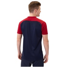 JAKO Sport Polo Iconic (Polyester Micro Mesh) navy/red Men's