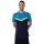 JAKO Sport Polo Iconic (Polyester Micro Mesh) navy blue/light blue/yellow men's