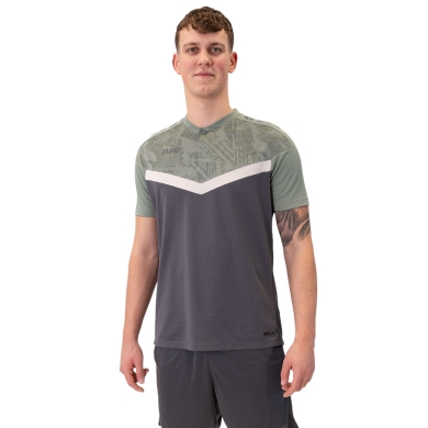 JAKO Sport Polo Iconic (Polyester Micro Mesh) anthracite/mint green Men's