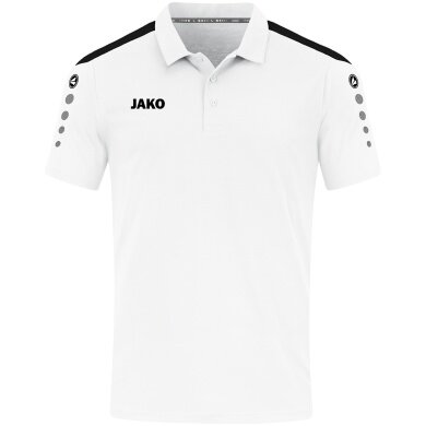 JAKO Sport Polo Power (Mixed fabric, durable) white Kids