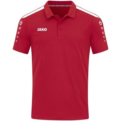 JAKO Sport Polo Power (Mixed fabric, durable) red Kids