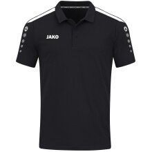 JAKO Sport Polo Power (Mixed fabric, durable) black Kids