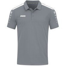 JAKO Sport Polo Power (Mixed fabric, durable) dark grey Men