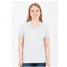 JAKO Leisure Polo Organic Pique (Organic Cotton, 200g/m2) White Women