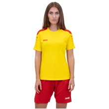 JAKO Sport-Shirt Jersey Power (Polyester Interlock, durable) yellow/red Women