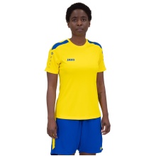 JAKO Sport Shirt Jersey Power (Polyester Interlock, durable) yellow/royal blue Women