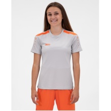 JAKO Sport Shirt Jersey Power (Polyester Interlock, durable) light grey/orange Women