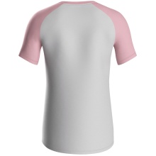 JAKO Sport T-shirt Iconic (Polyester Micro Mesh) light grey/pink/charcoal grey children