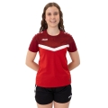 JAKO Sport Shirt Iconic (Polyester Micro Mesh) red/wine red Ladies