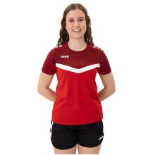 JAKO Sport T-shirt Iconic (Polyester Micro Mesh) red/burgundy ladies