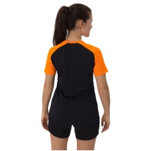 JAKO Sport Shirt Iconic (Polyester Micro Mesh) black/neon orange Ladies