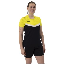 JAKO Sport T-shirt Iconic (Polyester Micro Mesh) black/yellow Ladies