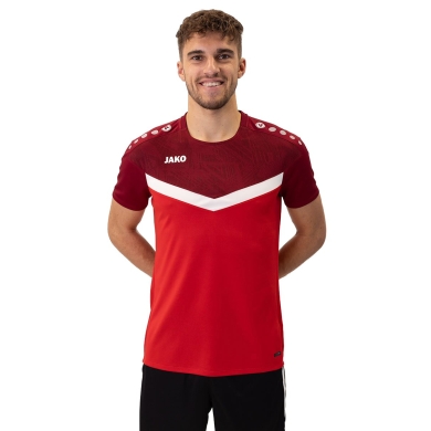 JAKO Sport T-shirt Iconic (Polyester Micro Mesh) red/burgundy men's