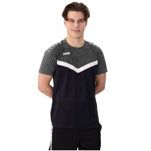 JAKO Sport T-shirt Iconic (Polyester Micro Mesh) black/anthracite grey men's