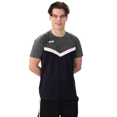 JAKO Sport T-shirt Iconic (Polyester Micro Mesh) black/anthracite grey men's