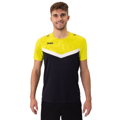 JAKO Sport T-shirt Iconic (Polyester Micro Mesh) black/yellow Men's