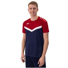 JAKO Sport T-shirt Iconic (Polyester Micro Mesh) navy blue/red Men's