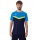 JAKO Sport T-shirt Iconic (Polyester Micro Mesh) navy blue/light blue/yellow Men's