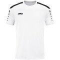 JAKO Sport T-shirt Jersey Power (Polyester Interlock, durable) white/black Kids