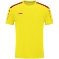 JAKO Sport T-shirt Jersey Power (Polyester Interlock, durable) yellow/red Kids