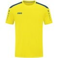 JAKO Sport T-shirt Jersey Power (Polyester Interlock, durable) yellow/royal blue Children