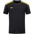 JAKO Sport T-shirt Jersey Power (Polyester Interlock, durable) black/yellow Kids