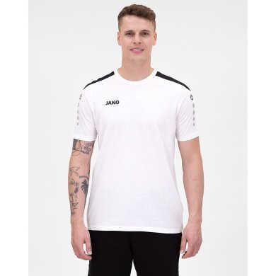 JAKO Sport T-shirt Power (durable, comfortable to wear) white Men