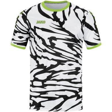 JAKO Sports T-shirt Jersey Animal (Polyester Interlock, comfortable feel) white/black/green Kids