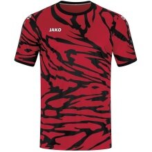 JAKO Sport T-shirt Jersey Animal (Polyester Interlock, comfortable to wear) red/black Kids