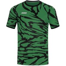 JAKO Sport T-shirt Jersey Animal (Polyester Interlock, comfortable to wear) green/black Men