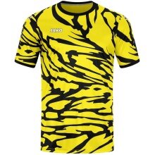 JAKO Sport T-shirt Jersey Animal (Polyester Interlock, comfortable feel) yellow/black Children