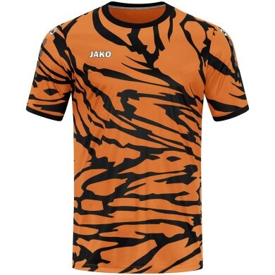 JAKO Sport T-shirt Jersey Animal (Polyester Interlock, comfortable to wear) orange/black Men