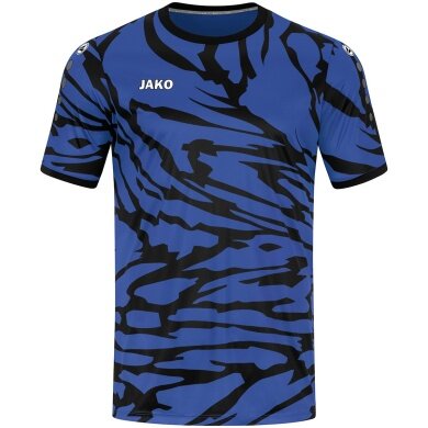 JAKO Sport T-shirt Jersey Animal (Polyester Interlock, comfortable to wear) royal blue/black Children