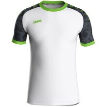 JAKO Sport T-shirt Jersey Iconic (Polyester Interlock) white/black/green Kids