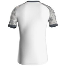 JAKO Sport T-shirt Jersey Iconic (Polyester Interlock) white/light grey/anthracite grey Kids