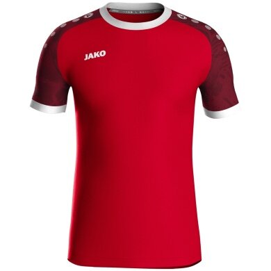 JAKO Sport T-shirt Jersey Iconic (Polyester Interlock) red/wine red Kids