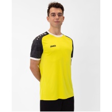 JAKO Sport T-shirt Jersey Iconic (Polyester Interlock) yellow/black Men