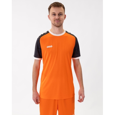 JAKO Sport T-shirt Jersey Iconic (Polyester Interlock) orange/black Men