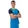 JAKO Sport T-shirt Jersey Iconic (Polyester Interlock) blue/navy blue/yellow Men