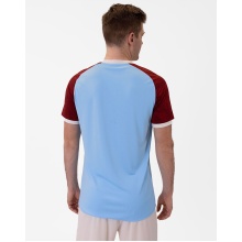 JAKO Sport T-shirt Jersey Iconic (Polyester Interlock) light blue/burgundy Men