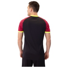 JAKO Sport T-shirt Jersey Iconic (Polyester Interlock) black/pink/yellow Men