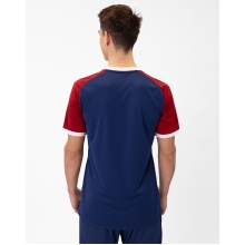 JAKO Sport T-shirt Jersey Iconic (Polyester Interlock) navy blue/red Men