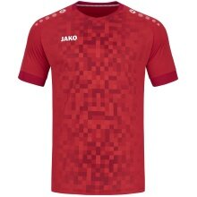 JAKO Sport T-shirt Jersey Pixel (breathable, quick-drying) red Kids