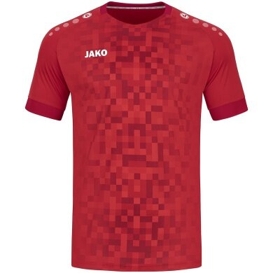 JAKO Sport T-shirt Jersey Pixel (breathable, quick-drying) red Kids