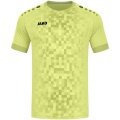 JAKO Sport T-shirt Jersey Pixel (breathable, quick-drying) yellow Kids