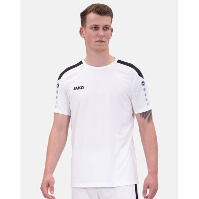 JAKO Sport T-shirt Jersey Power (Polyester Interlock, durable) white Men